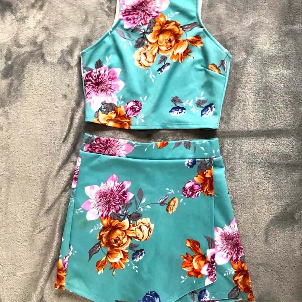 Floral two piece set